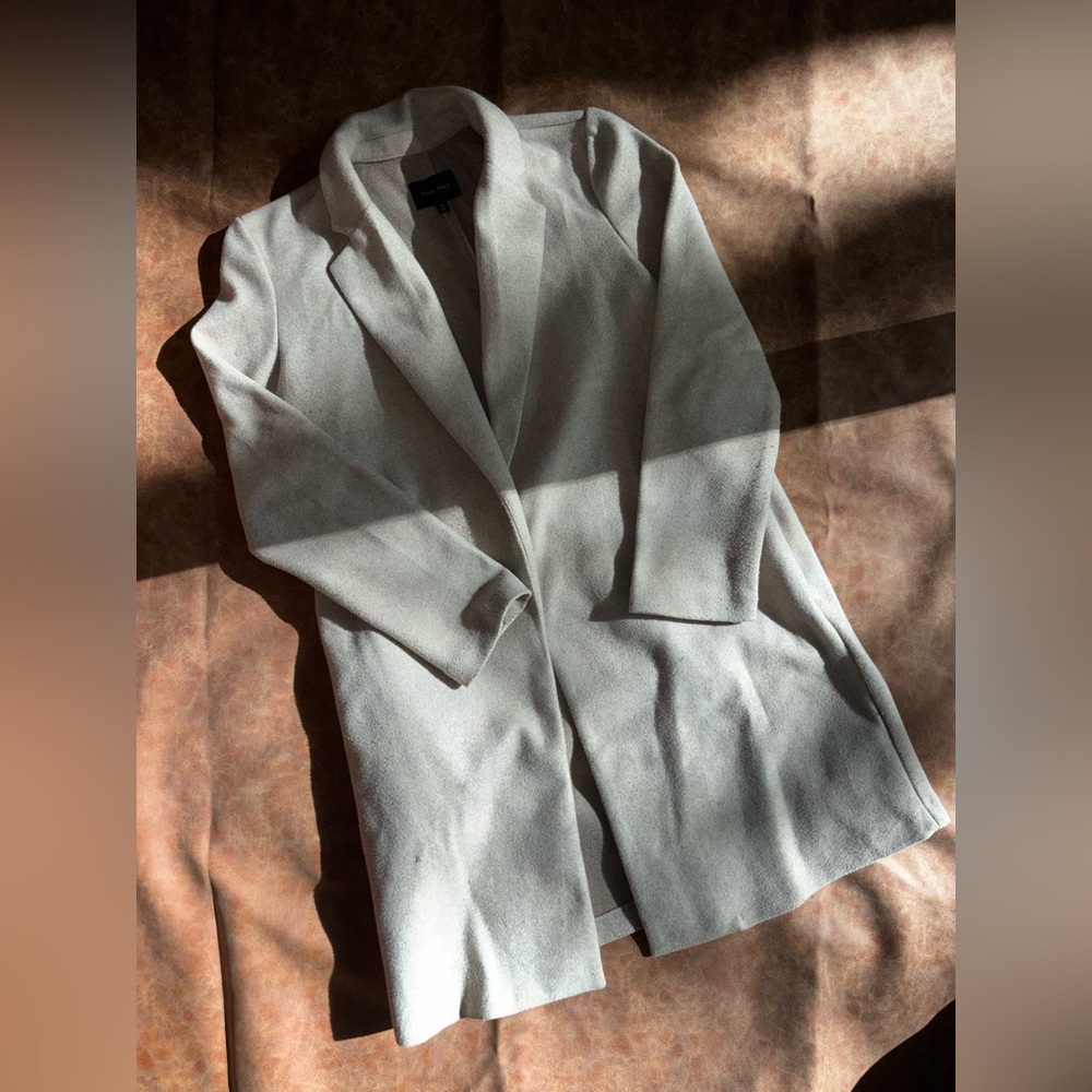 Elegant Cream Women's Coat